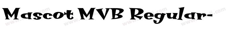 Mascot MVB Regular字体转换